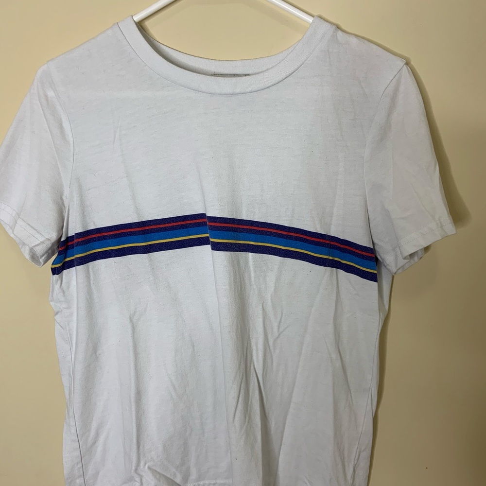 white striped shirt